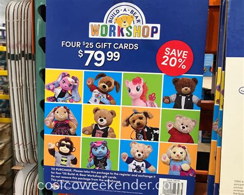build a bear gift card costco
